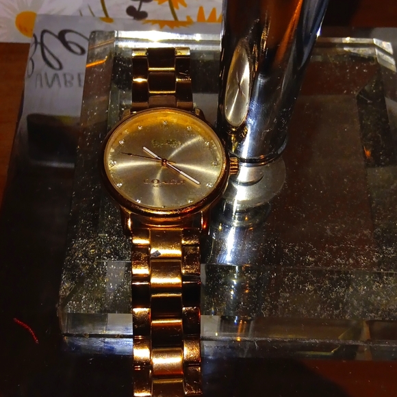 Coach Rose Gold Dial Watch - Picture 1 of 3